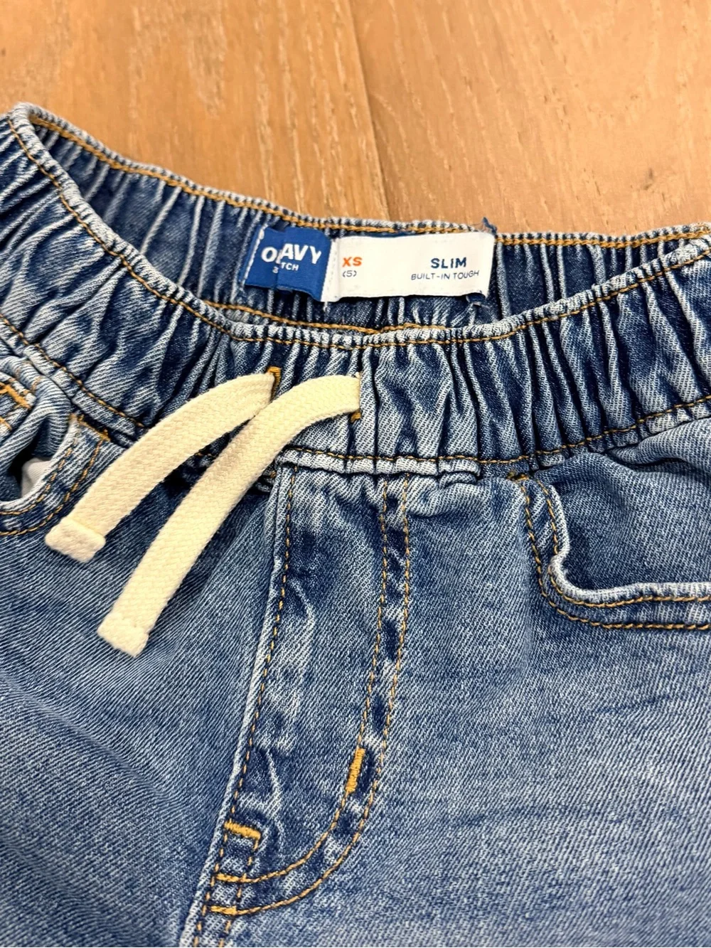 Old Navy Toddler Boy Denim Pull-On Shorts Size 5 (XS)